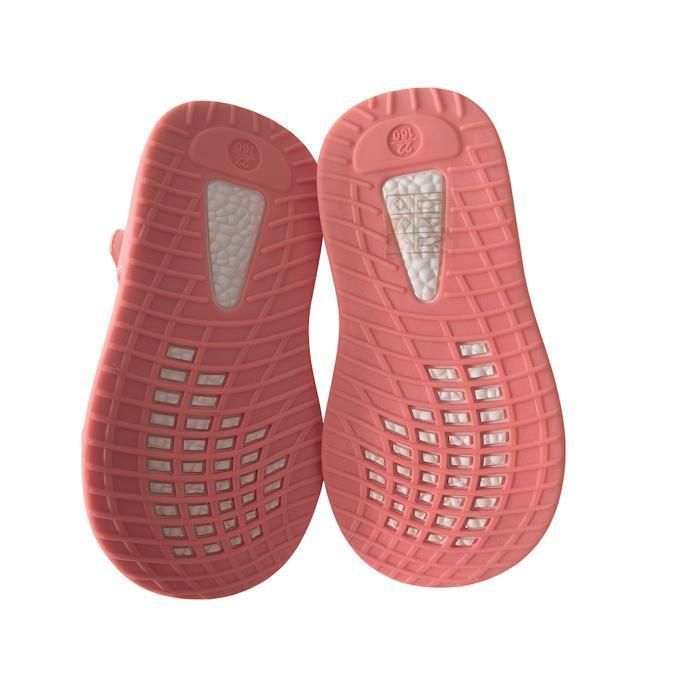 Zapatos - Bebé - Niña - Mary Janes - Zapatos tipo T - Piel - Charol - Rosa - Estampado de corazones - Tallas 21 a 26
