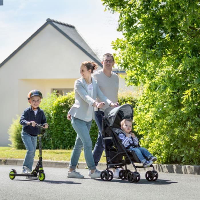 BEBECONFORT RAINBOW Kinderwagen, 2e fase, lichtgewicht, gemakkelijk op te vouwen, meerdere standen, 6 maanden tot 4 jaar, tot 22 kg, MINERAALGRIJS