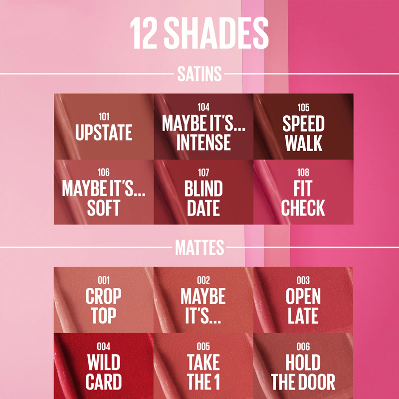 MAYBELLINE NEW YORK Serum Lipstick Saténovo zamatový rúž s hydratačným účinkom