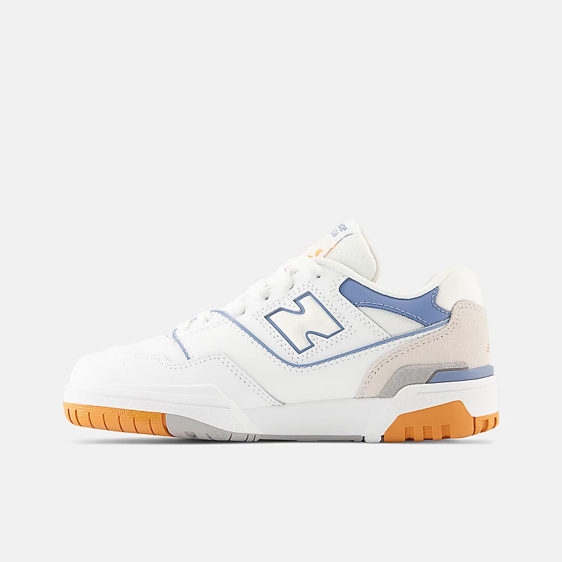 Baby 550 - Wit met Mercury Blue en Daydream
