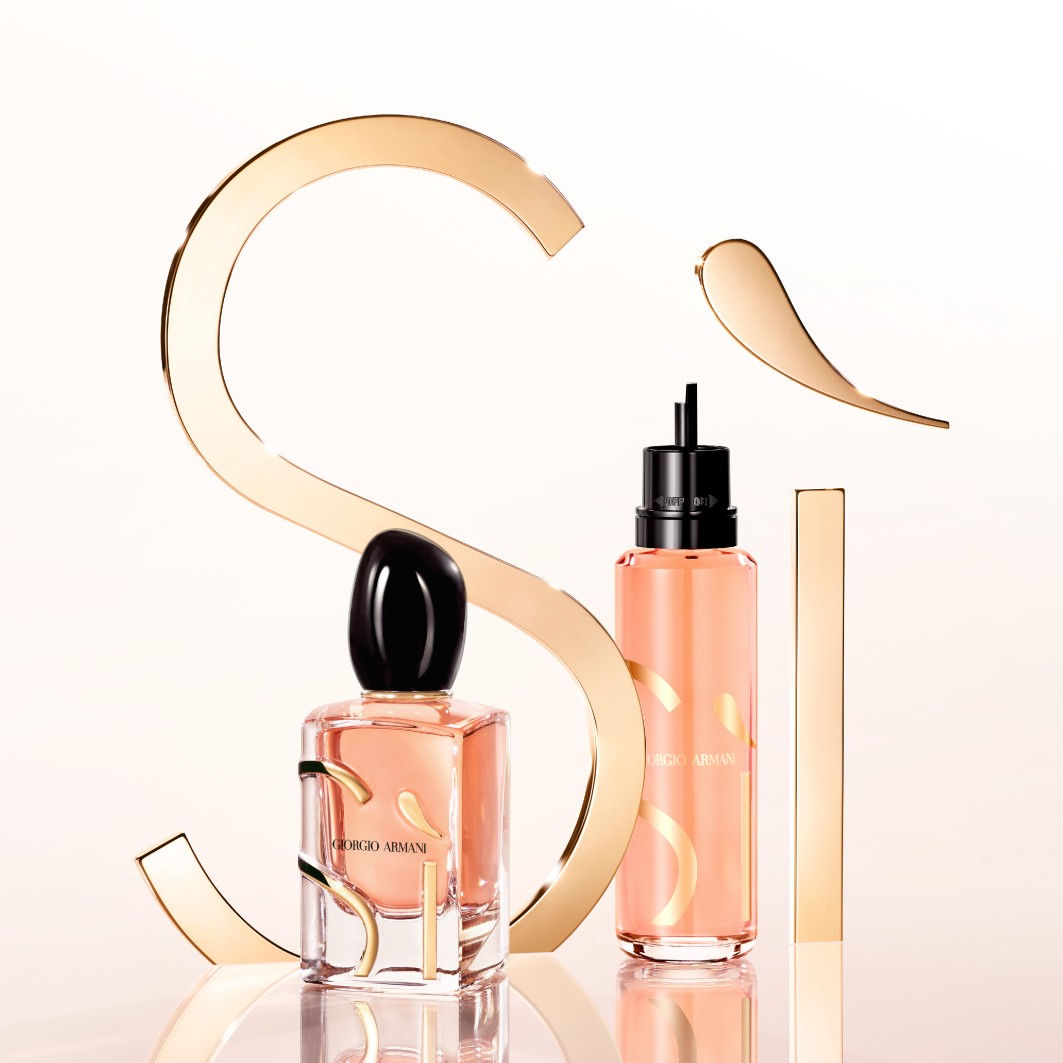 Woda perfumowana Armani Sì Intense Refillable – 30 ml – Możliwość wielokrotnego napełniania