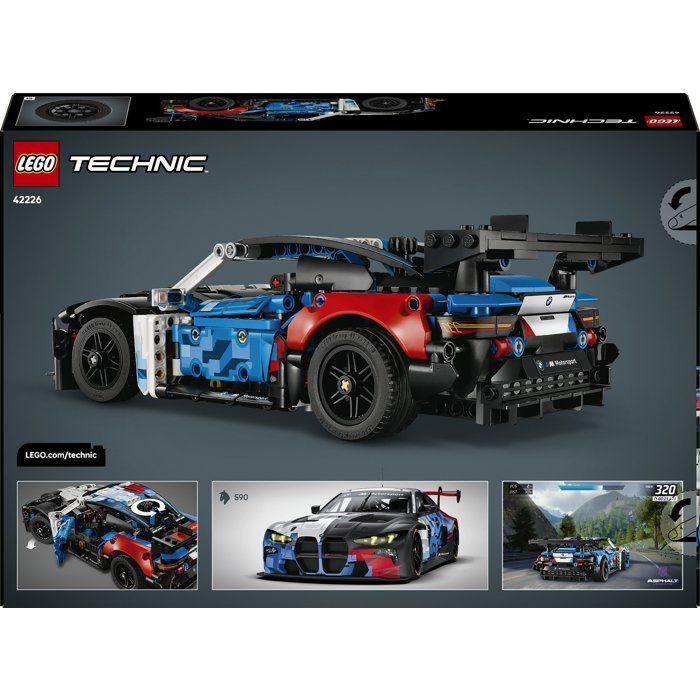 LEGO Technic 42226 BMW M4 GT3 EVO Carro de Corrida - Conjunto de Construção para Maiores de 11 Anos - Presente