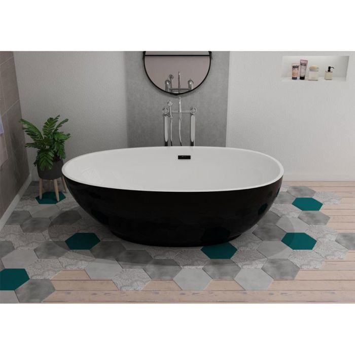 Sangro Black freistehende Badewanne