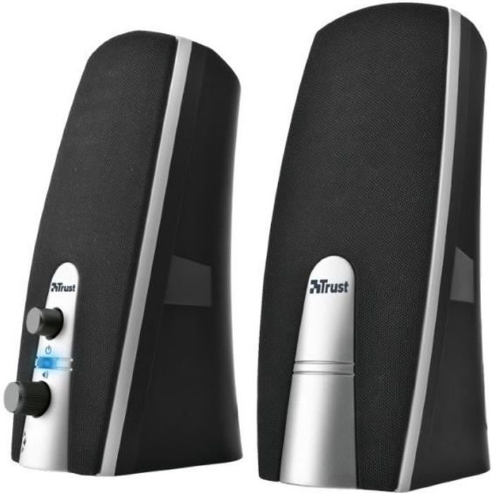 Altavoces para PC Trust Mila - Altavoz de 10 vatios - Alimentación USB - Conector de 3,5 mm