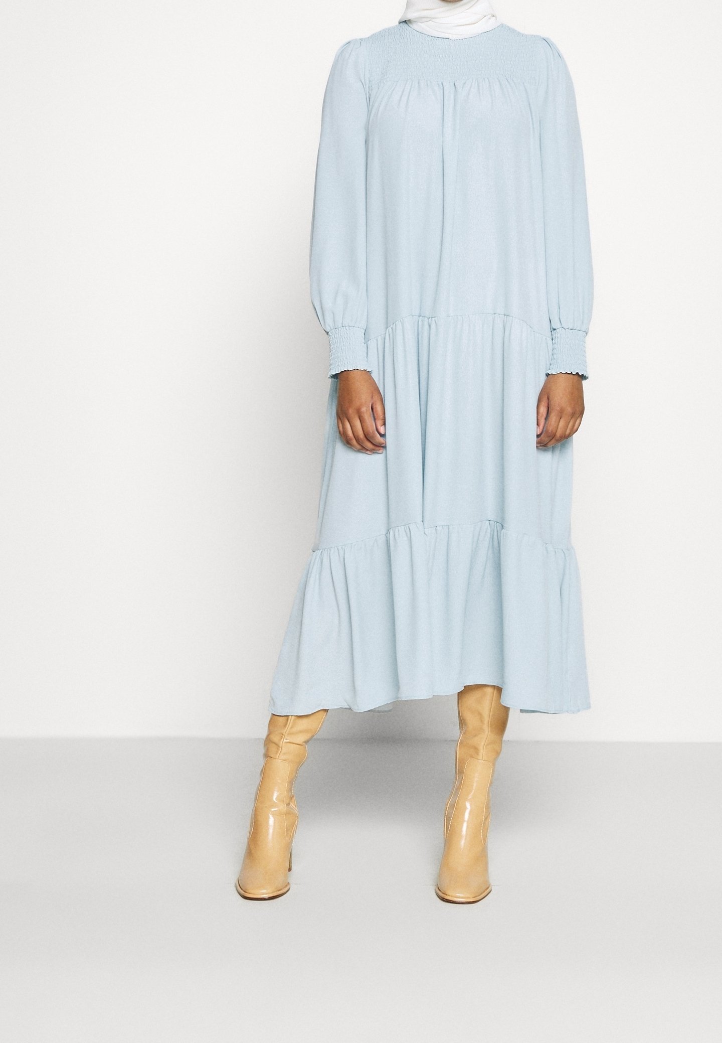 Glamoureuze maxi-jurk - blauw