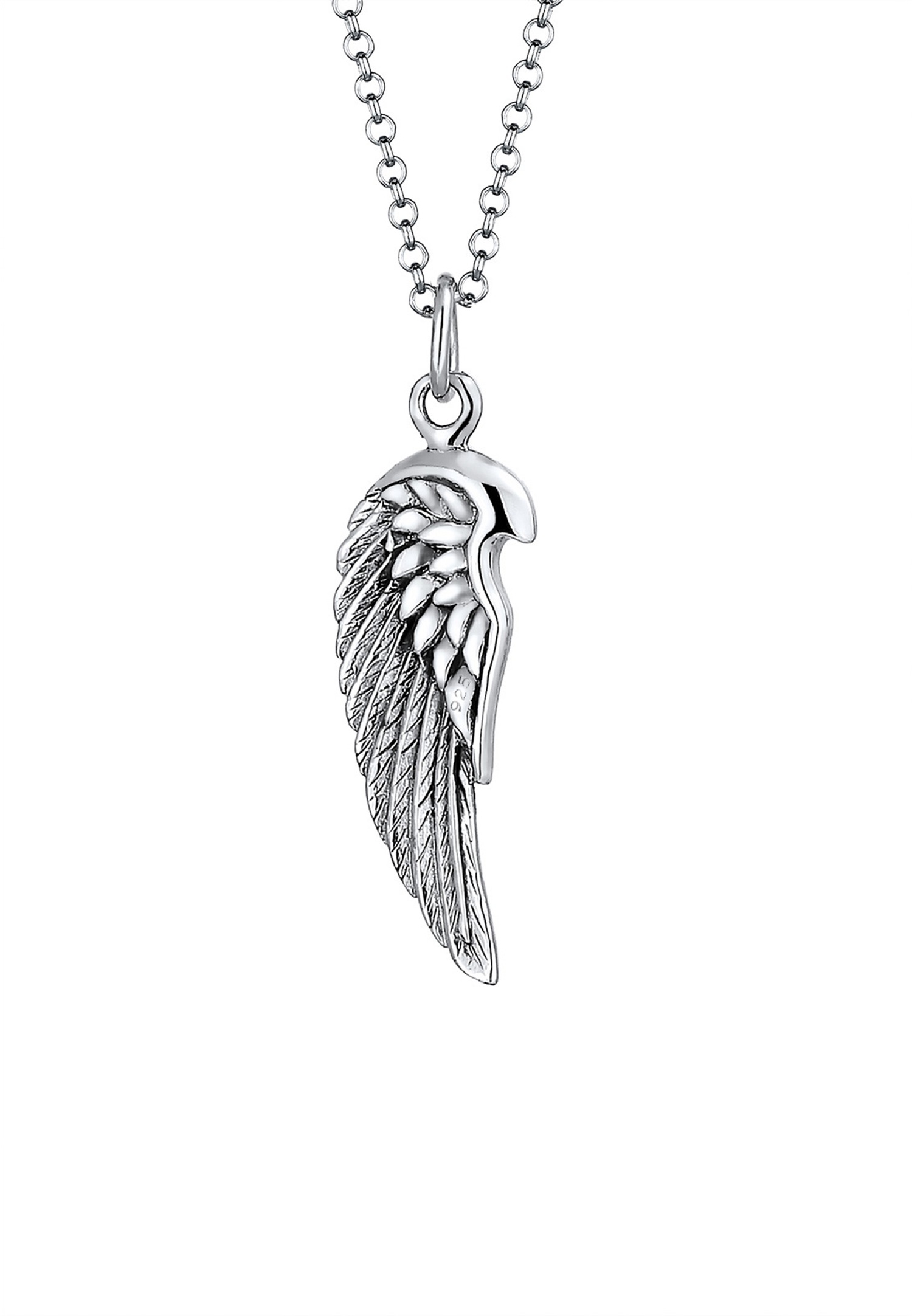 KUZZOI Paulo Fanello collier d'aile rock oxyde cool 925 argent