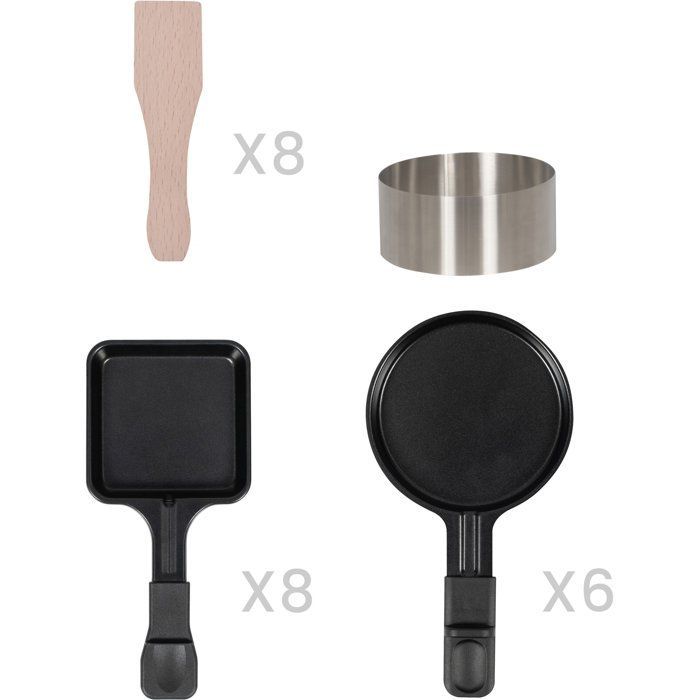 Máquina para raclette, pizza y crepes para 8 personas - Livoo - DOC337 -
