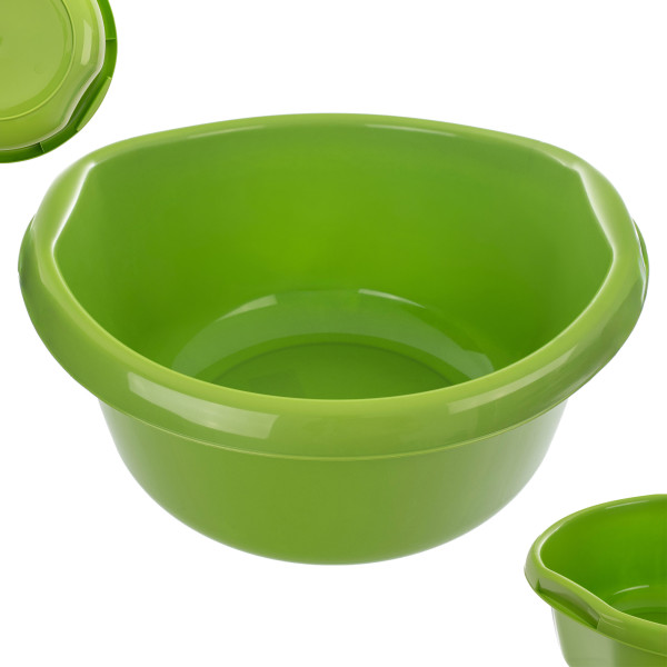 Kadax Miska Plastikowa 20L Miednica Okrągła Szara
