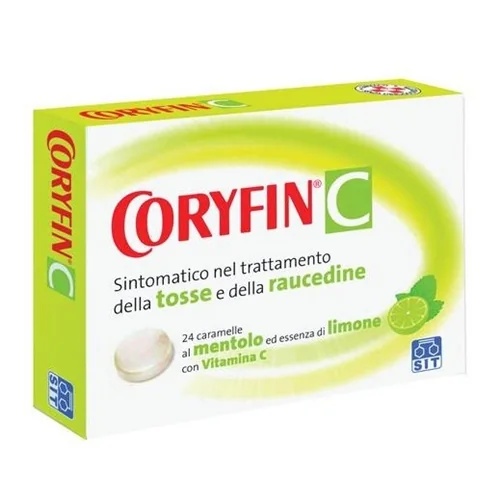 CORYFIN Coryfin C Citroen 2,8 mg + 16,8 mg Hoest 24 snoepjes