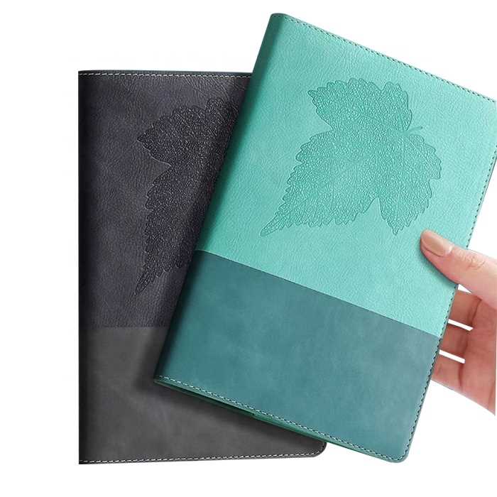 Diario con copertina in pelle, agenda in pelle, taccuino personalizzato, prodotto da OEM Cina.