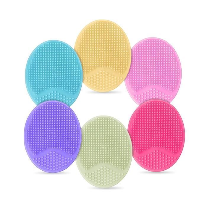 Brosses de bain pour bébé - Brosse pour croûtes de lait - Brosse exfoliante et de massage en silicone