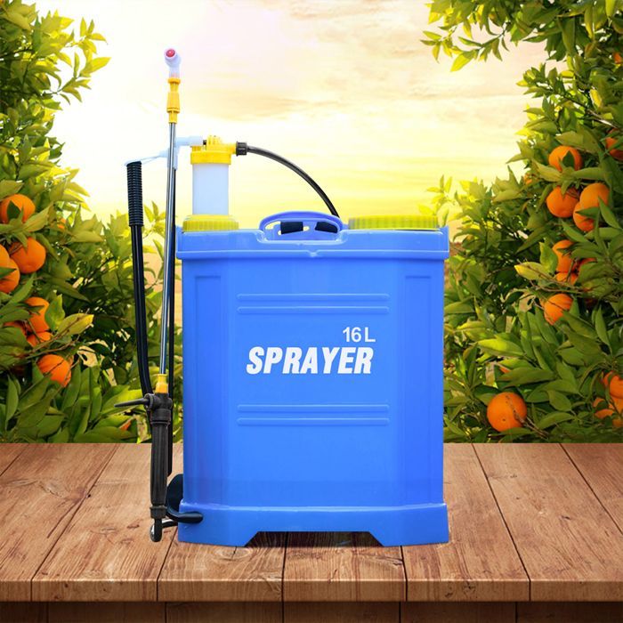 MIPAN.Pulvérisateur à Dos,Pulvérisateur à Pression 16L Pulvérisateur à Dos pour l'entretien des Plantes, Les pesticides - Bleu