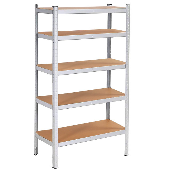 Regał metalowy magazynowy 5 półek 150x75x30 cm 625 kg