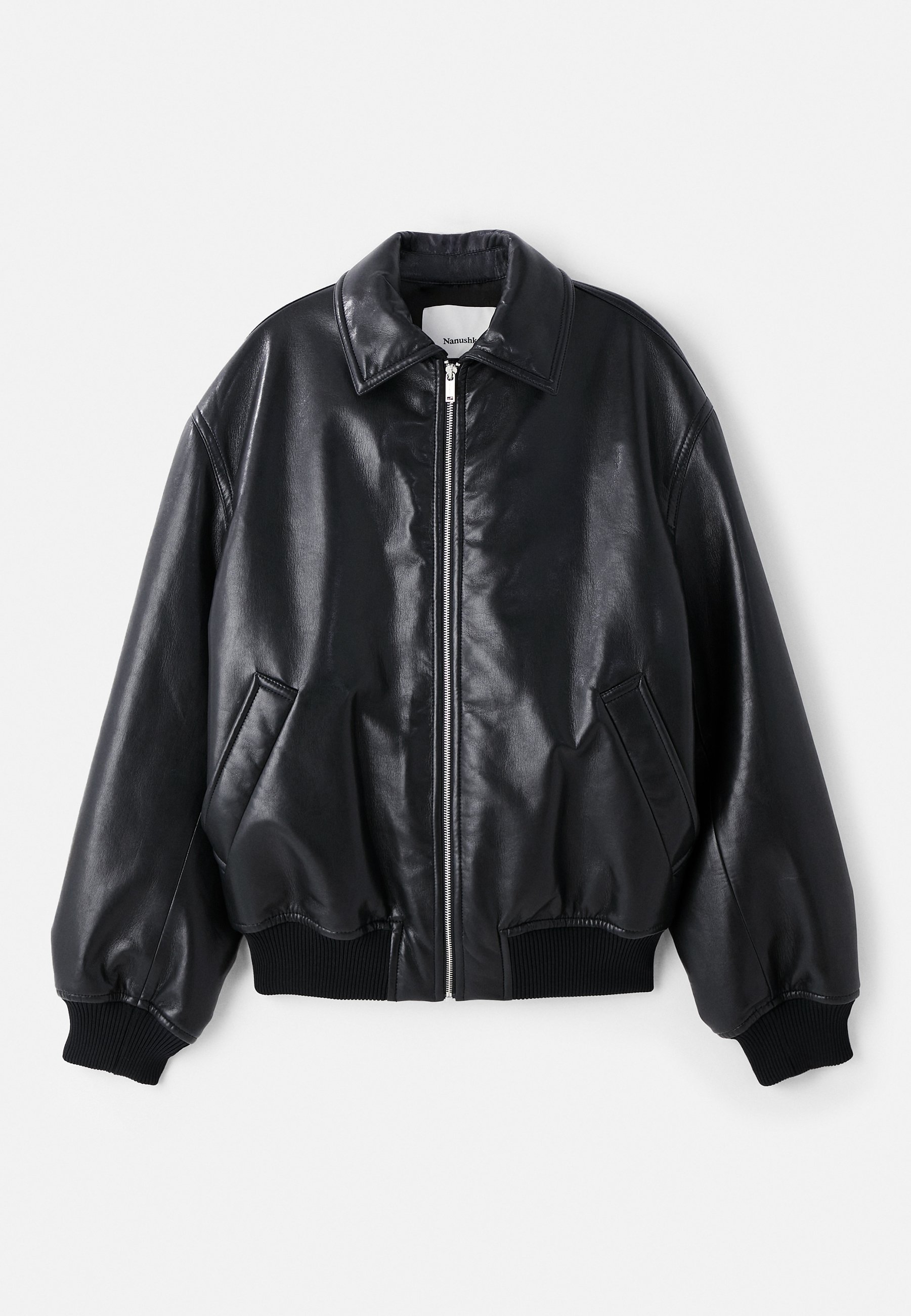 Nanushka TIMUR JACKETS - Bomberjacke - schwarz/creme