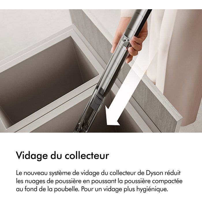 DYSON PENCILVAC Fluffycones - Aspirateur Balai sans fil - Léger et maniable - Brosse multidirectionnelle - Poids 1,8 kg