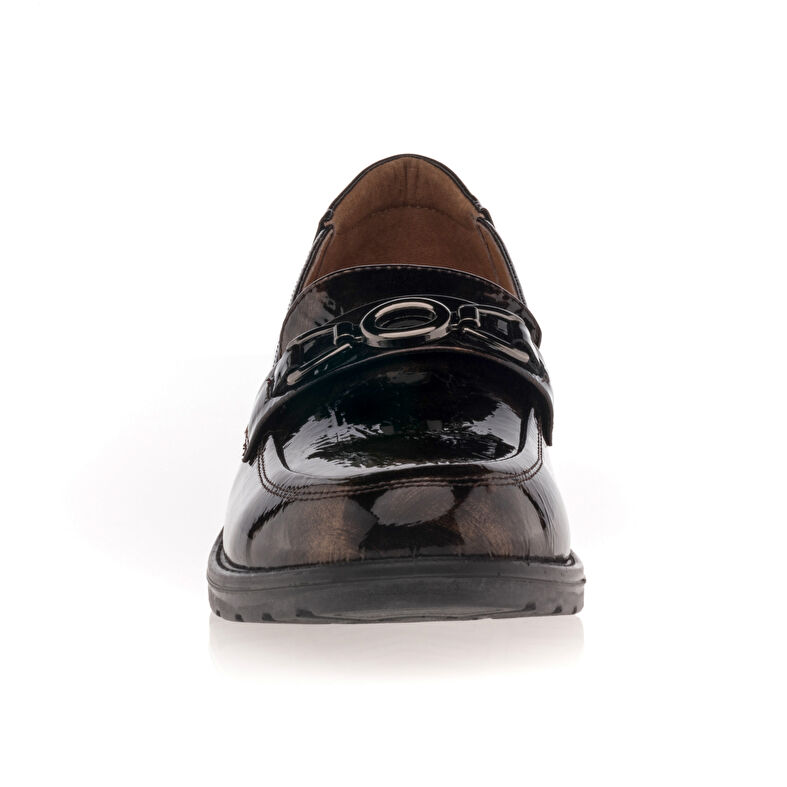 Mocasines/zapatos náuticos amarillos para mujer