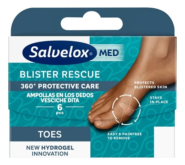 SALVELOX Salvelox Blasenrettungsblasen Zehenblasen 6 Stück Blasen