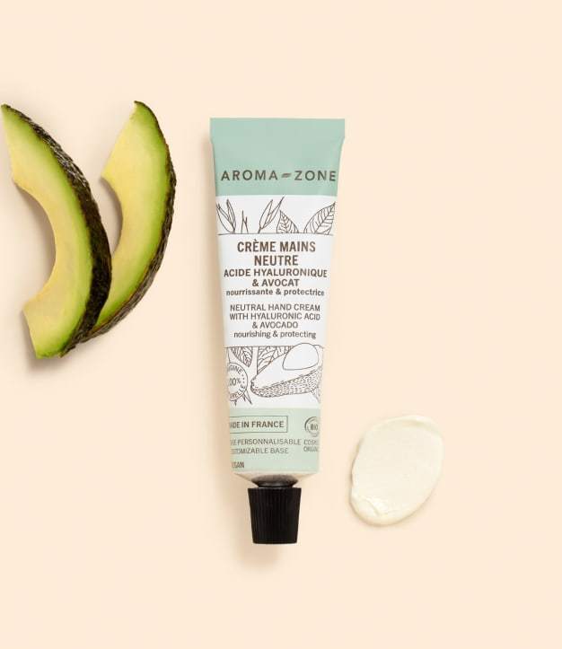 Neutrale handcrème met hyaluronzuur en biologische avocado 20 ml