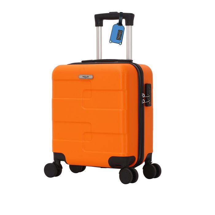 Maleta de cabina EasyJet TROLLEY ADC 45x36x20 cm – ABS 2,3 kg – 32 L – 4 ruedas giratorias de 360° – Naranja