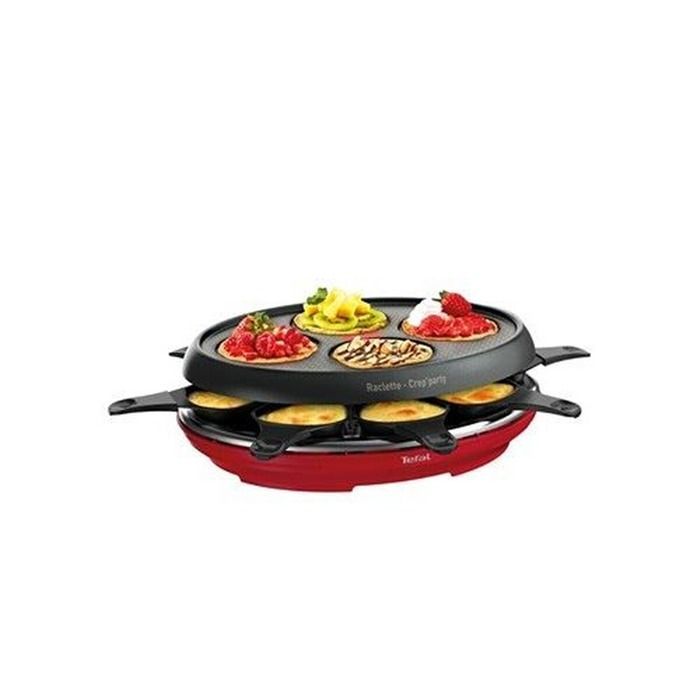 Tefal Raclette - Fondue Raclette Colormania rouge RE310512