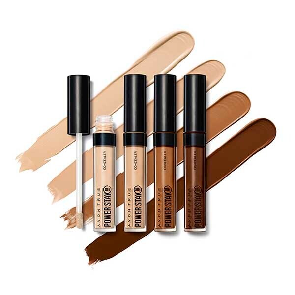 Corrector Avon Power Stay de 18 horas, tono neutro bronceado medio 34N
