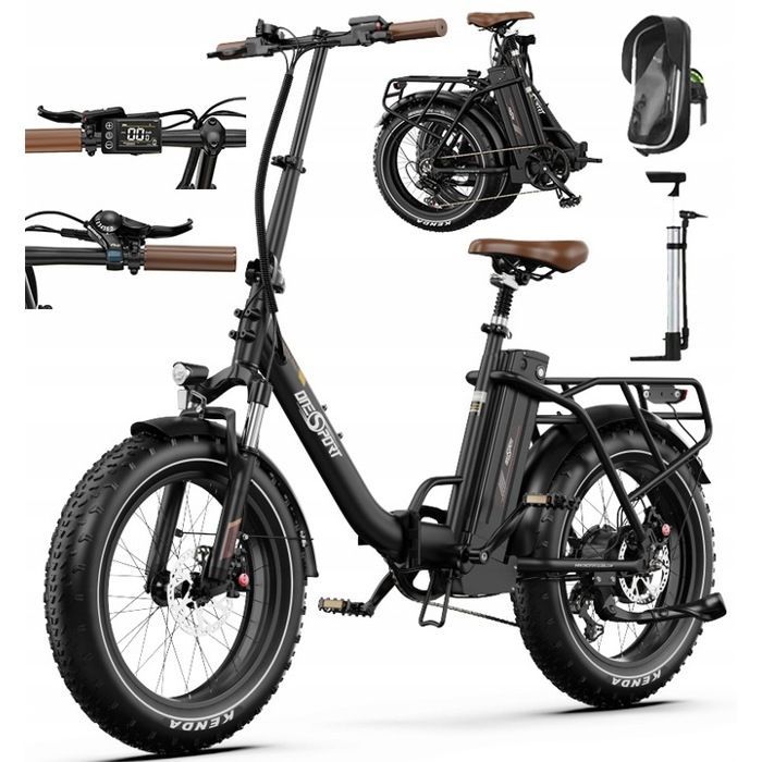 ONESPORT Scooter électrique OT16 Max 48V 18Ah 500W 50km/h 120km 20*4
