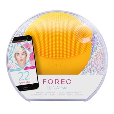 Foreo Luna Fofo solsikkegul rengjøringsenhet