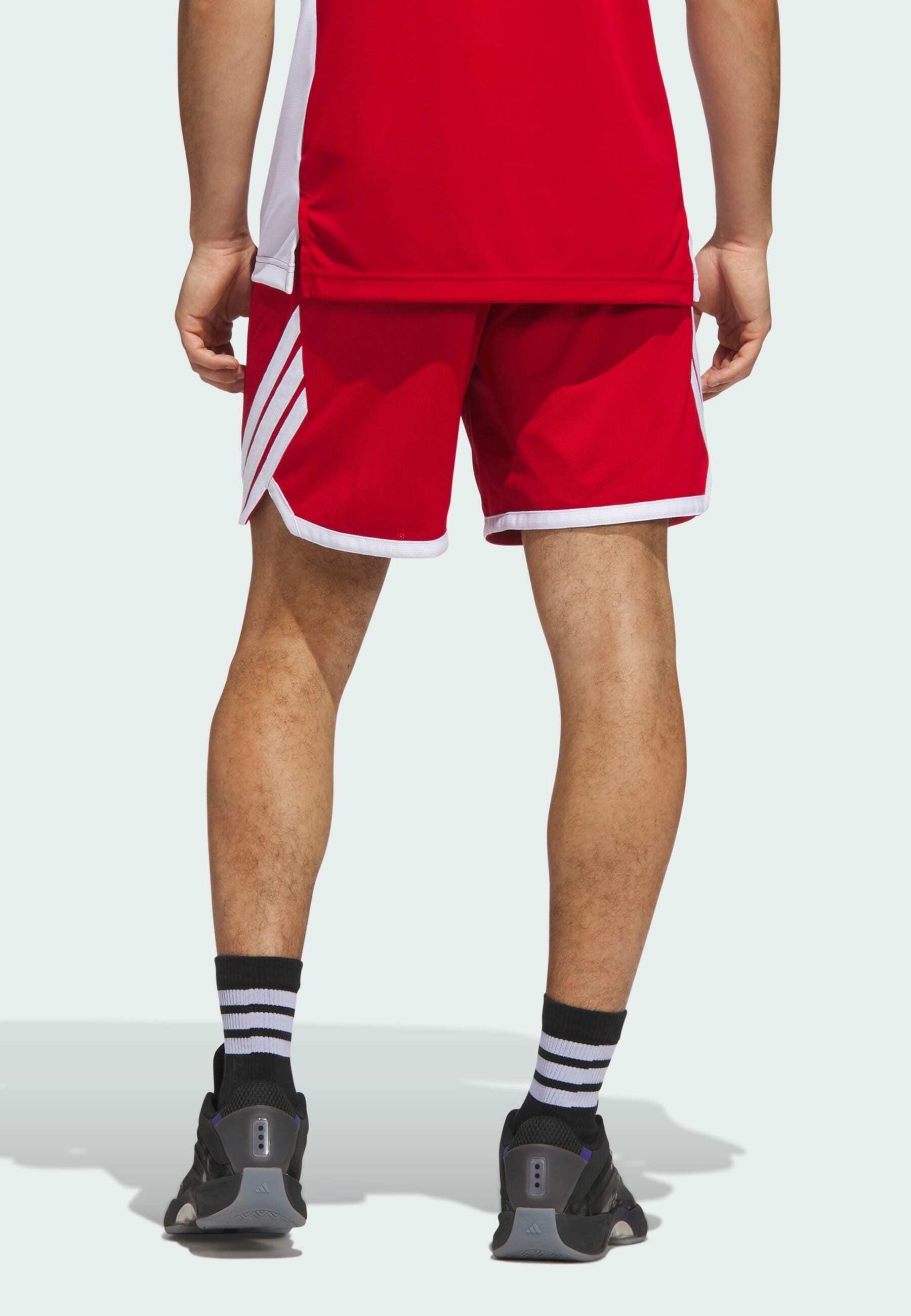 adidas Performance Sports shorts - Team Power rood wit