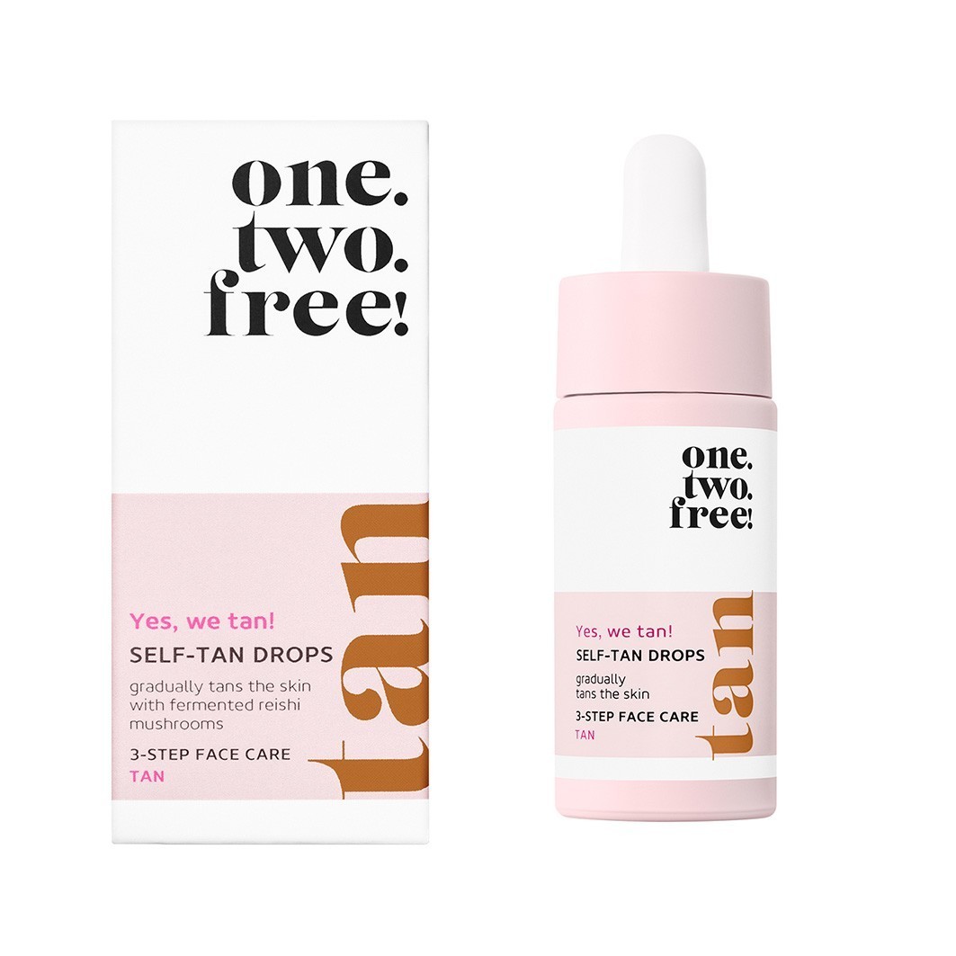 one.two.free! Samoopaľovacie kvapky – 15 ml