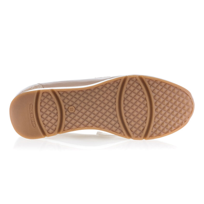 Beige Damen-Loafer/Bootsschuhe