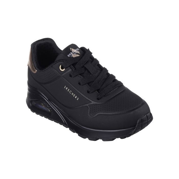 Chaussures pour Fille - SKECHERS - Uno Gen1 - Noir - Lacets - Synthétique