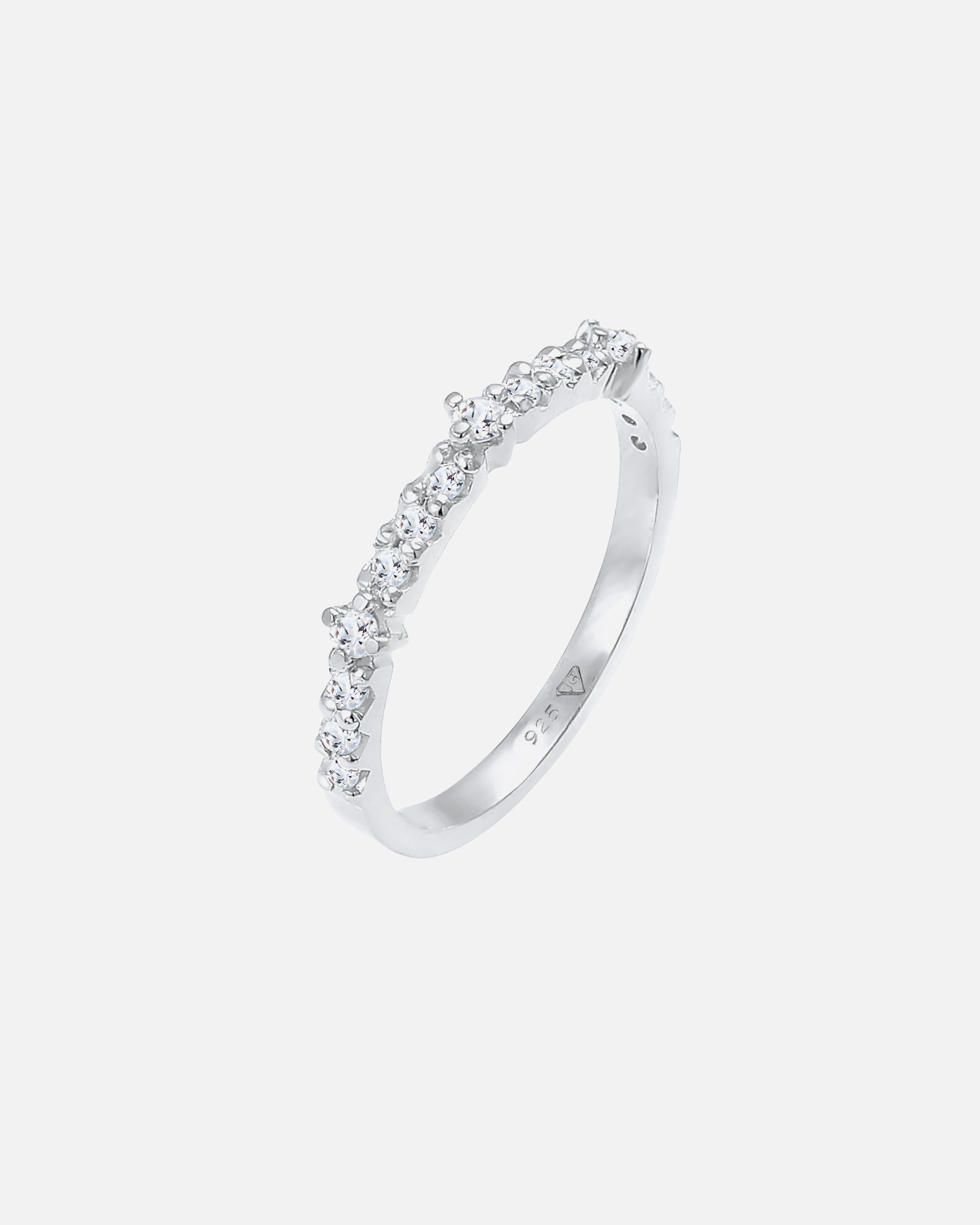 Elli PREMIUM Mémoire des dames Symbole d'amour éternel avec pierres topazes en argent 925