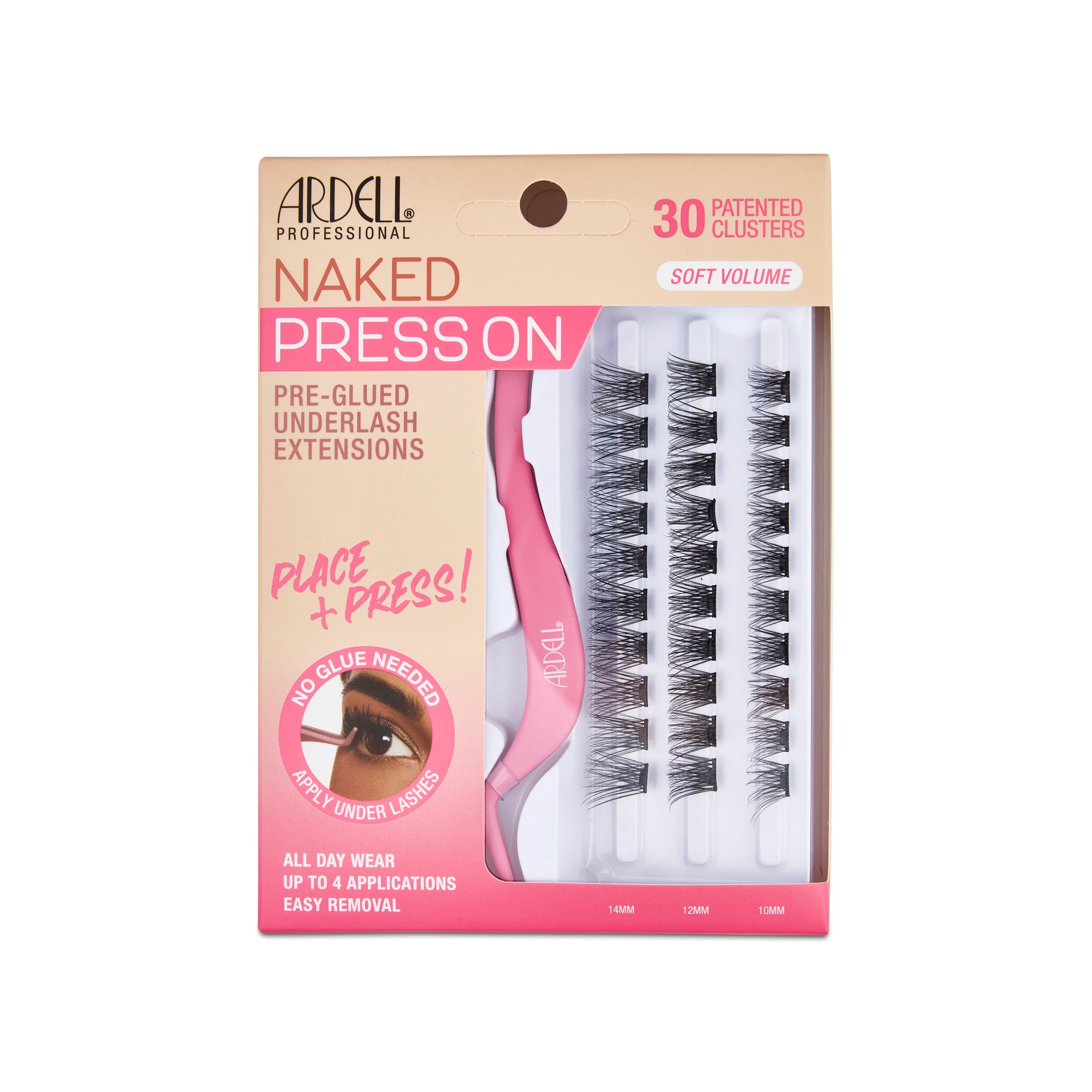 Extensii de gene Naked Press On Soft Volume - Ardell