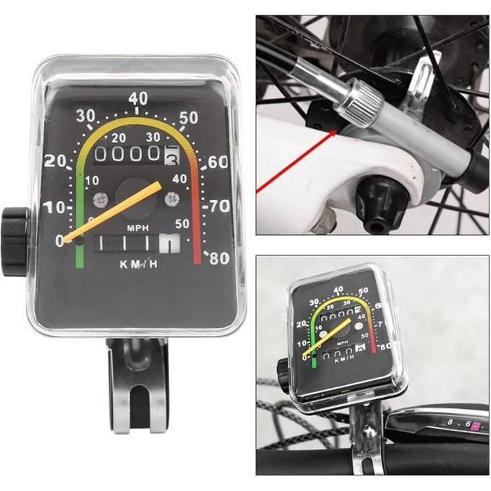 Mechanical odometer - Waterproof speedometer - Easy to install - For mountain bikes