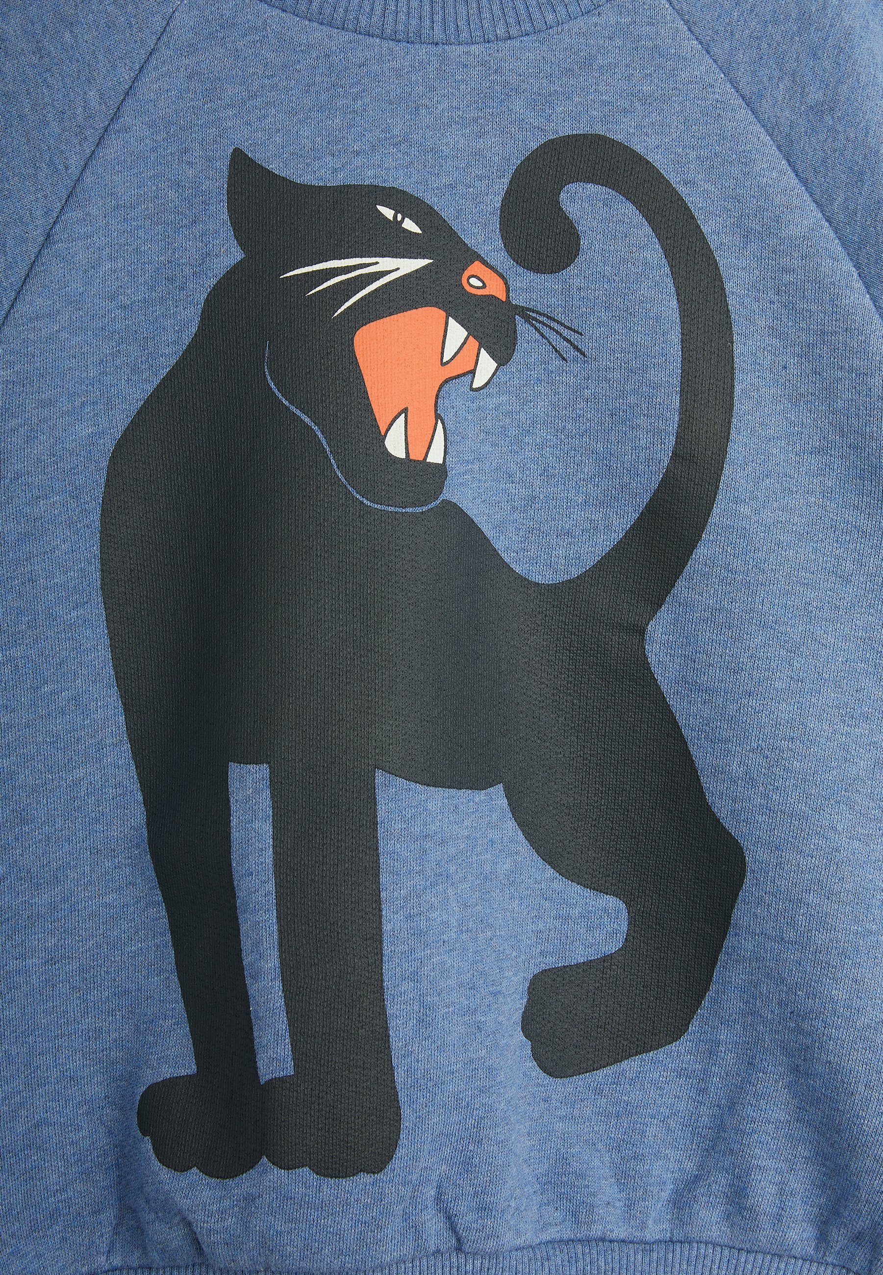 Mini Rodini PANTHER MELANGE UNISEX - Felpa - blu