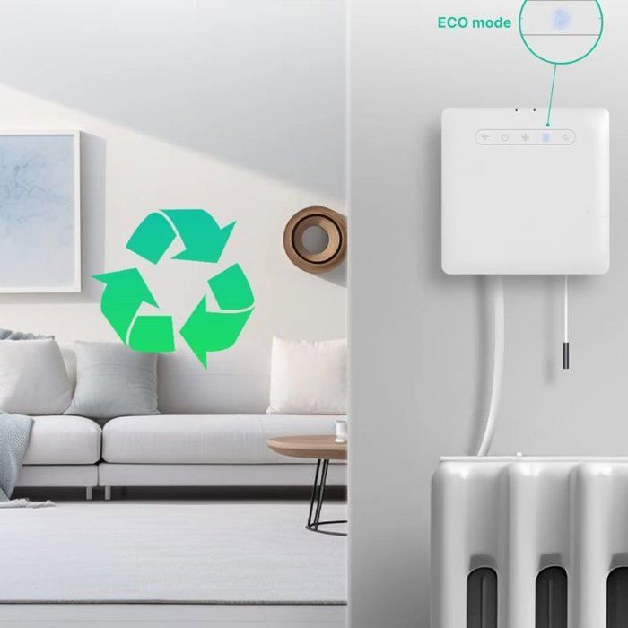 Thermostat Connecté - SILAMP - Fil Pilote - Zigbee - Contrôle à distance - Programmable