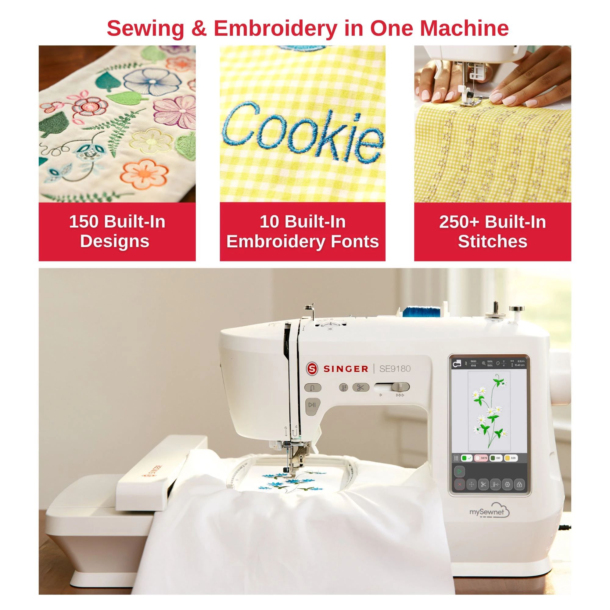 SE9180 Sy- och broderimaskin