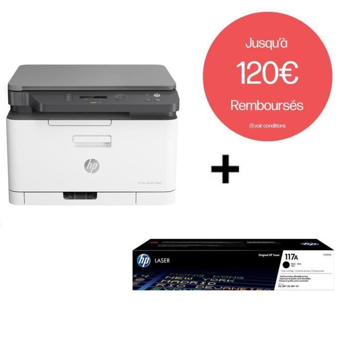HP LaserJet 178nw All-in-One printer - Kleur + HP 117A zwarte tonercartridge