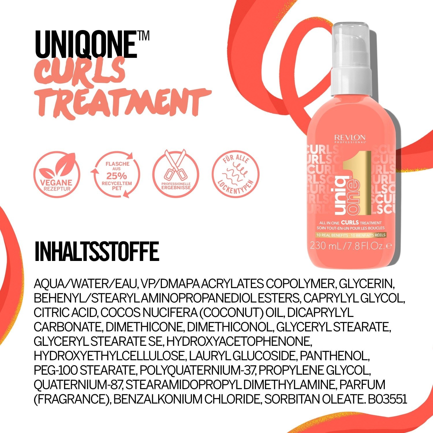 Revlon Professional regenerator bez ispiranja UniqOne All In One Curls Haarkur - 230 ml