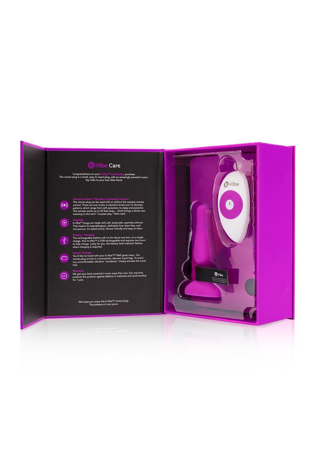 Diaľkový ovládač B-Vibe Novice Fuchsia