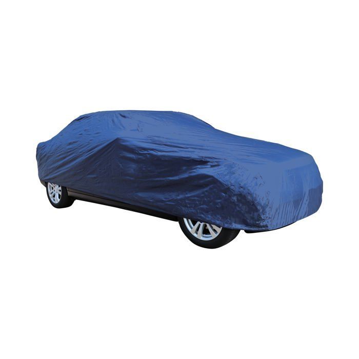 Funda para coche - POLY5 - 4,90 m a 5,22 m - Poliéster - Azul oscuro - Bolsa de transporte