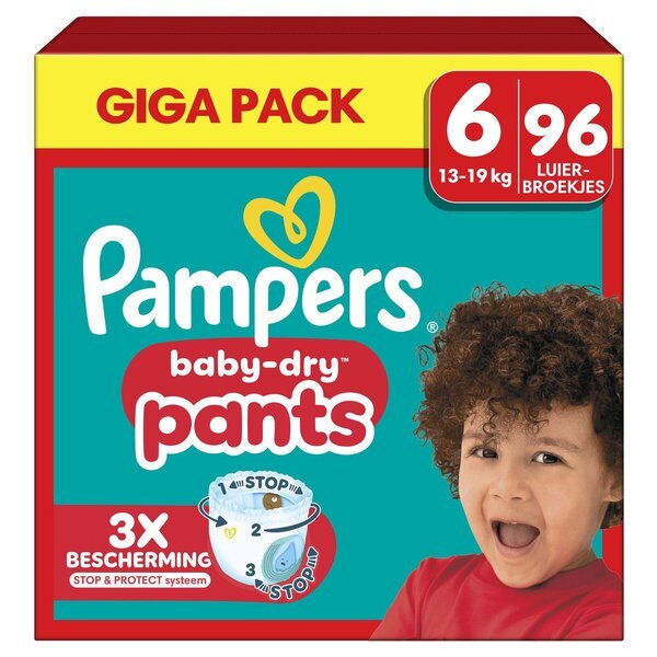 Pampers Baby-Dry Pants veličina 6 Pelene gaćice<br>Veličina 6 (13-19 kg), 96 dijelova