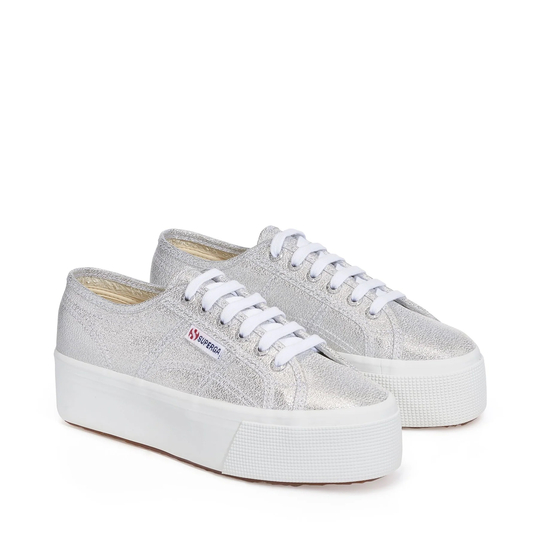 2790 PLATFORM LAME-GREY SILVER