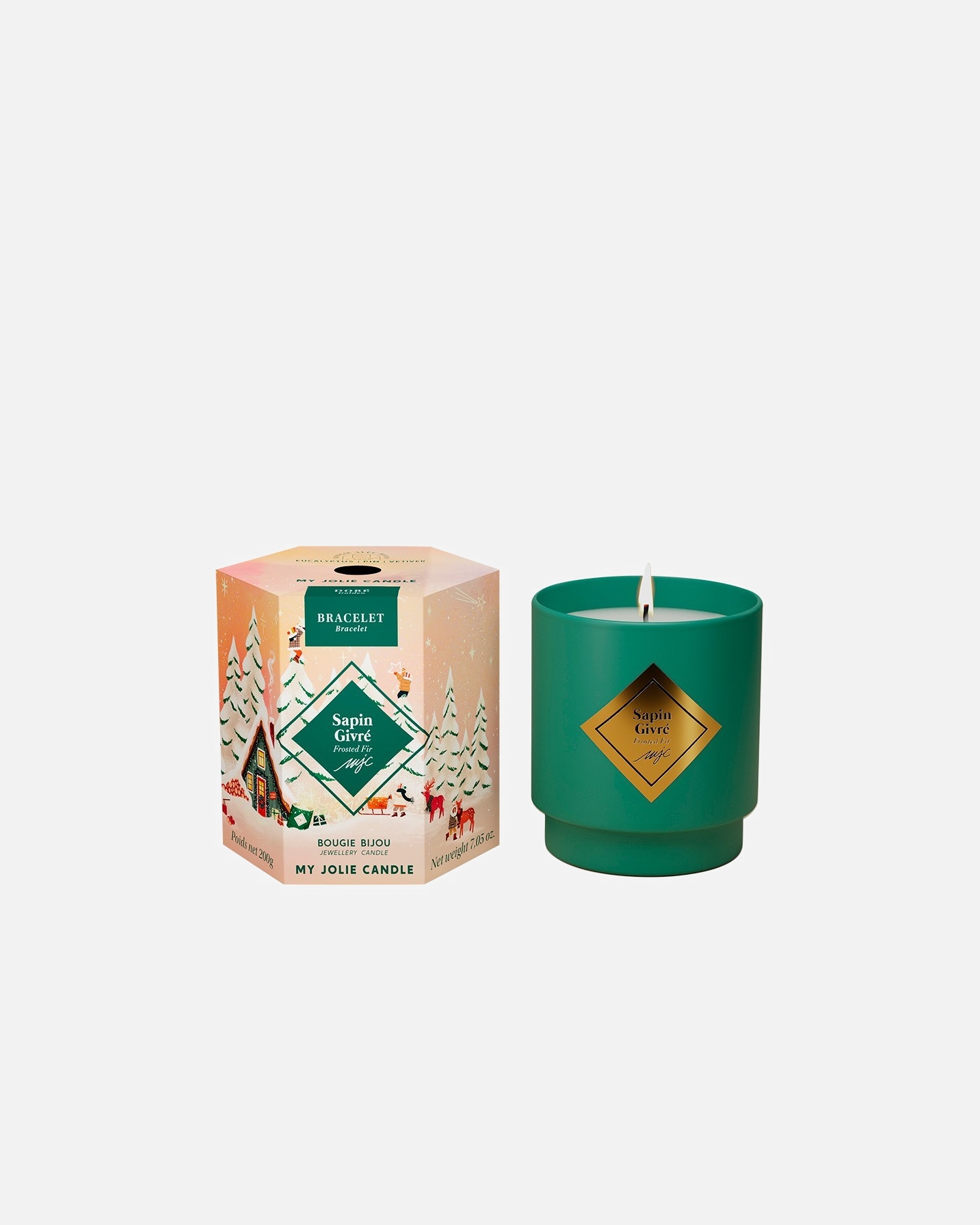 MY JOLIE CANDLE Surprenante bracelet doré sapin