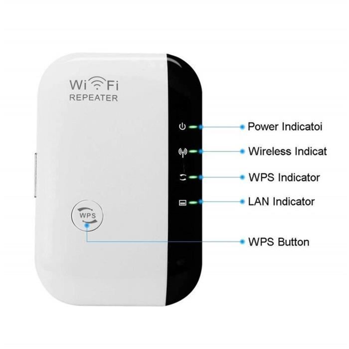 Répéteur Wi-Fi sans fil Wi-Fi Extender Wifi 300 Mbps Amplificateur Wi-Fi 802.11N / B / G Booster Repetidor WiFi