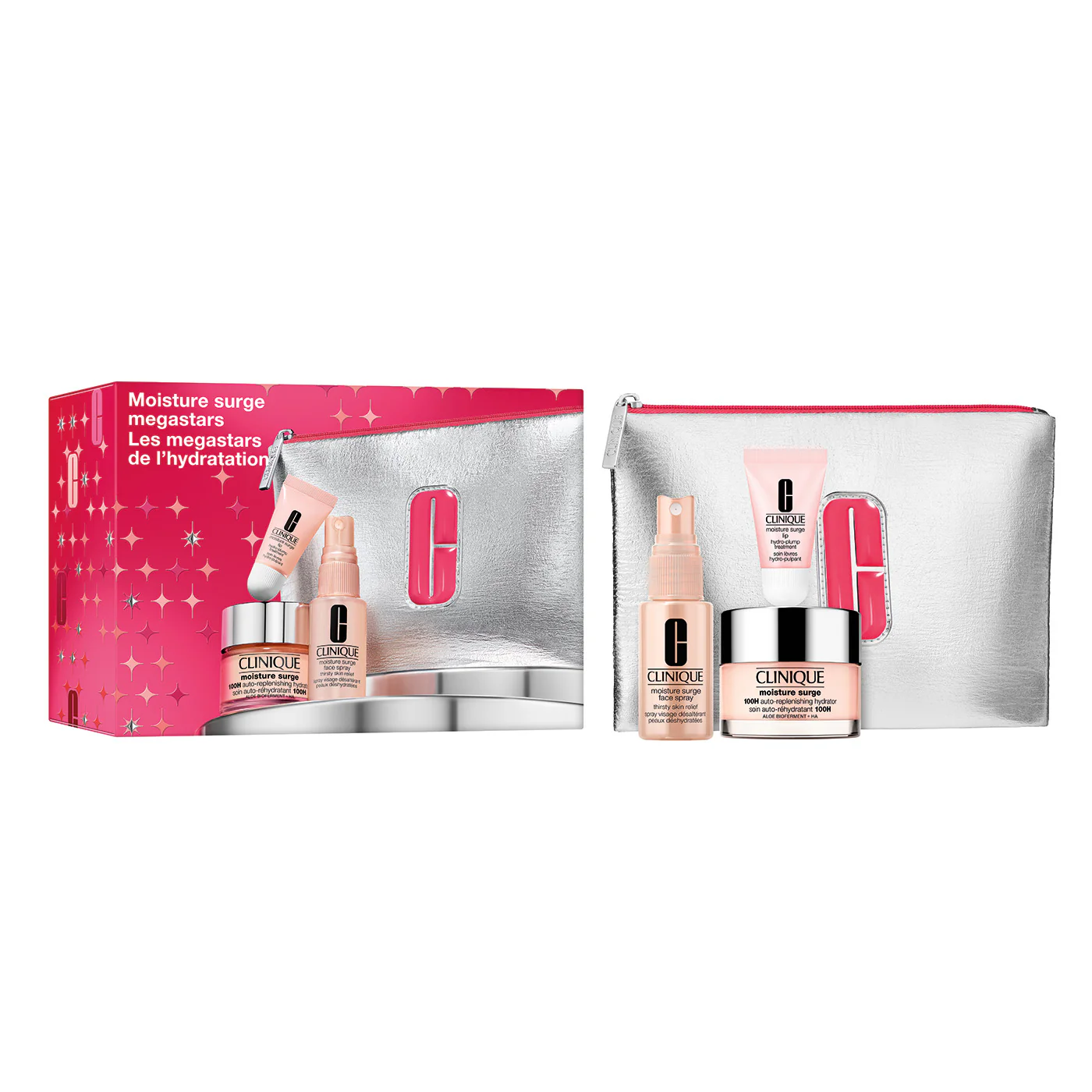 Moisture Surge Set - Moisture Surge Megastars - Cofanetto Idratante, Tratt.viso 24 ore idratante