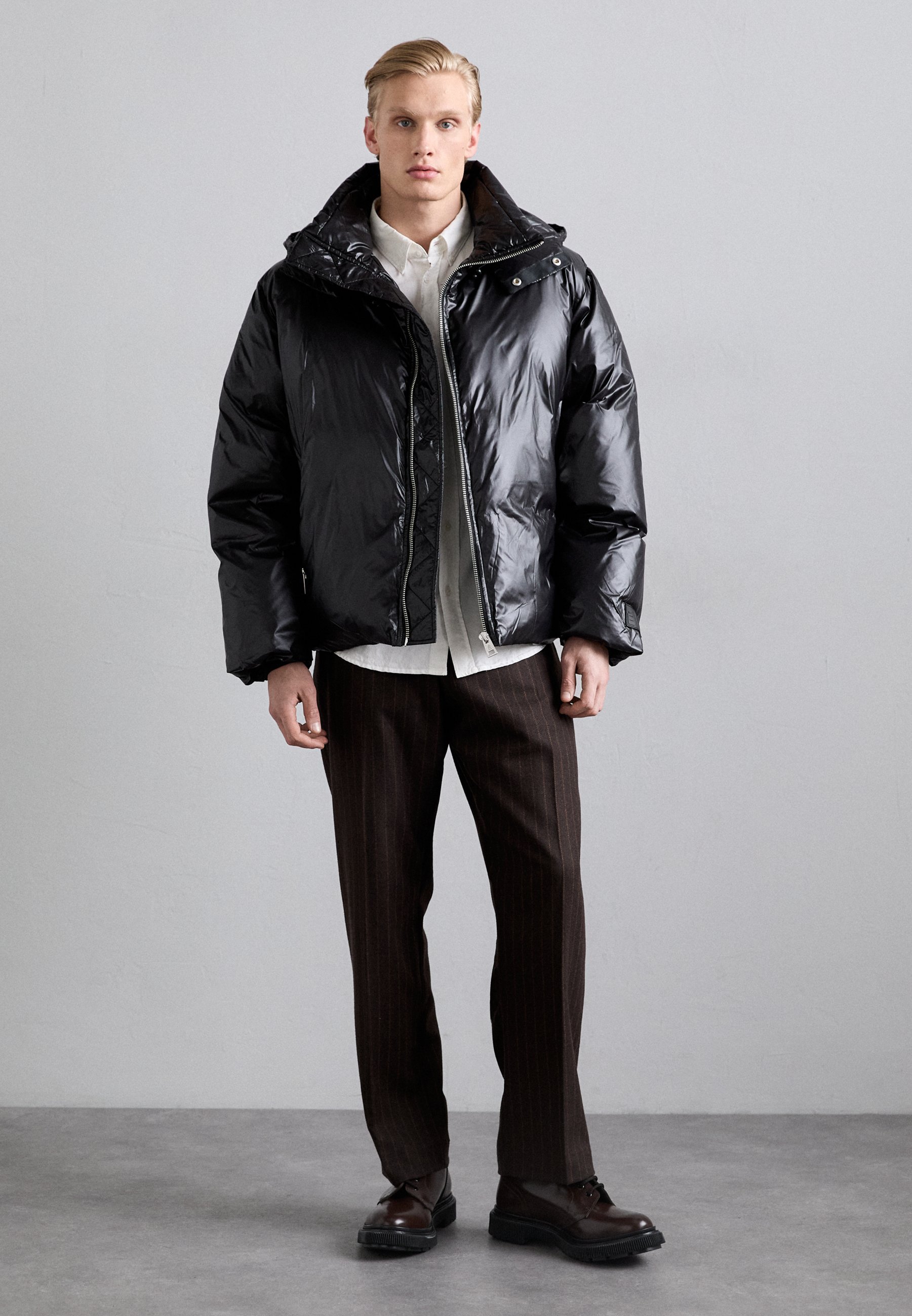 Vaarwel TYPE 165 UNISEX - Enkellaarsjes met vetersluiting - donkerbruin espresso