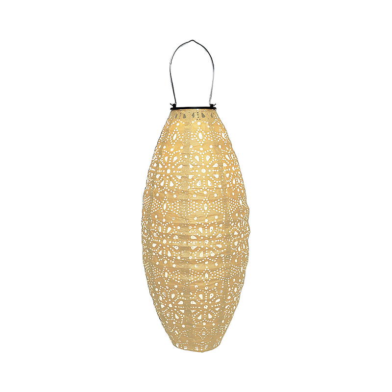 Papperslykta ø 20x45 cm, oval, Flory