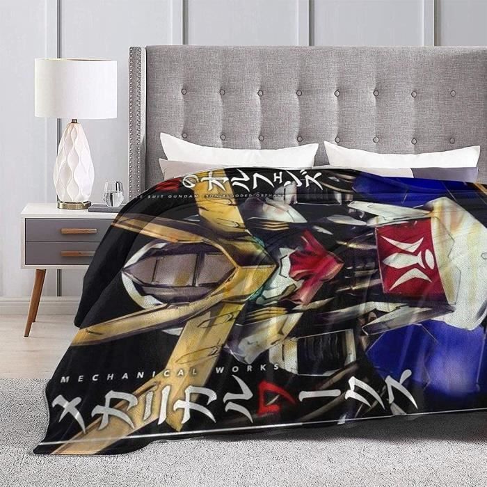 Manta de Mobile Suit Gundam Iron-Blooded Orphans - Morada - Adulto - Rectangular