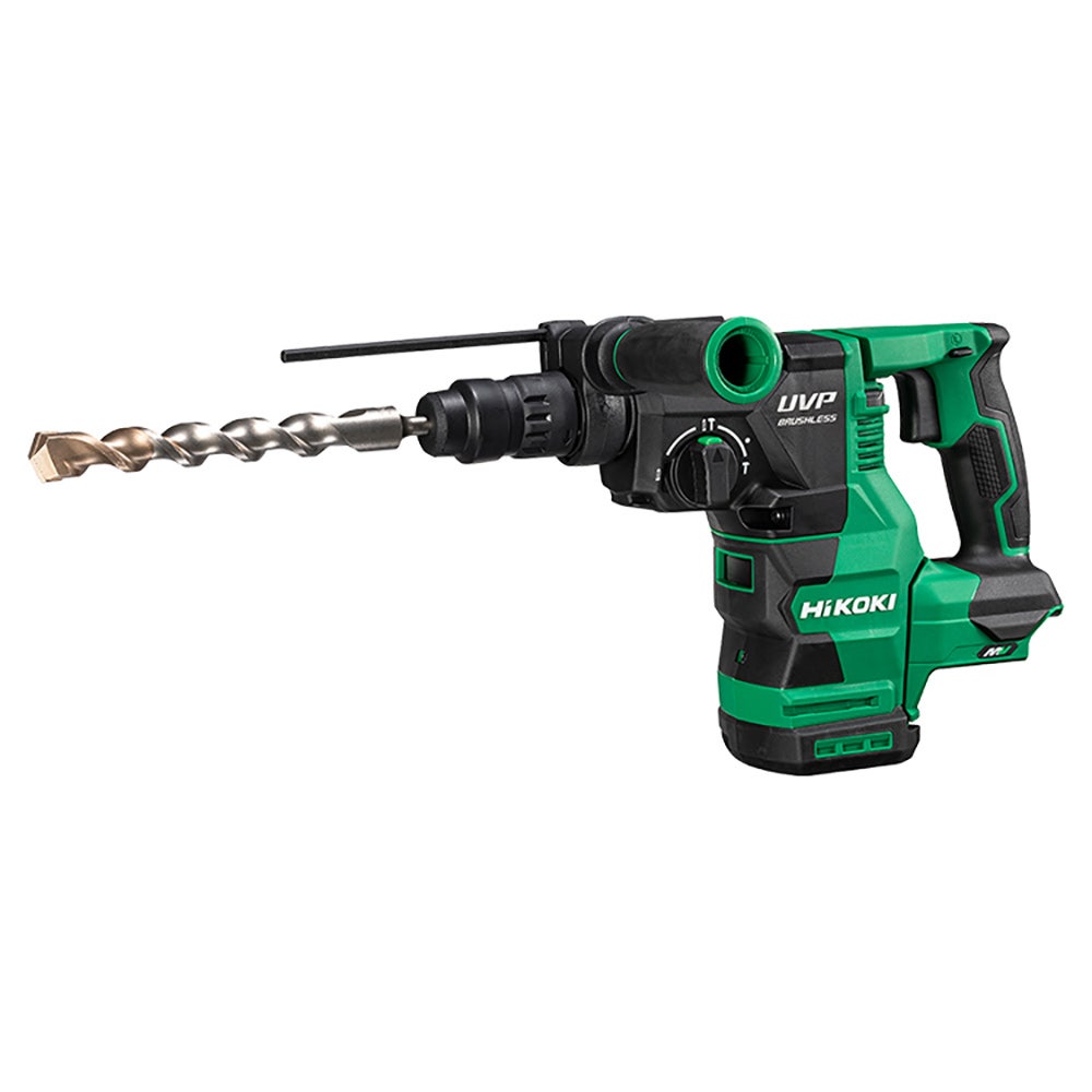 HiKOKI 36V Akku-Schlagbohrmaschine mit bürstenlosem Motor, 28 mm SDS-Plus-Aufnahme und DH3628DC(H4Z)-Bohrfutter